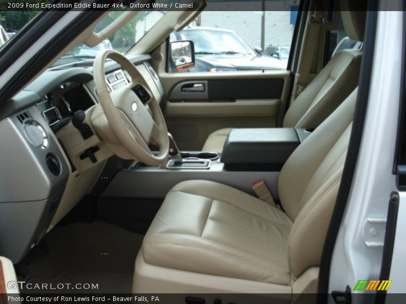 Oxford White / Camel 2009 Ford Expedition Eddie Bauer 4x4