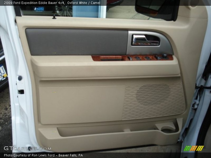 Oxford White / Camel 2009 Ford Expedition Eddie Bauer 4x4