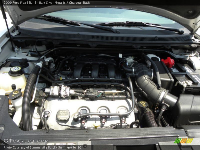 Brilliant Silver Metallic / Charcoal Black 2009 Ford Flex SEL