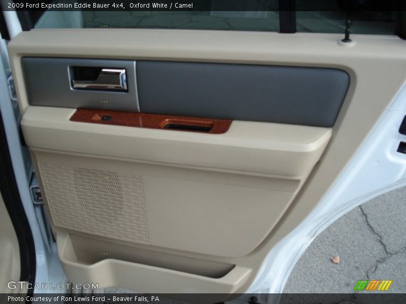 Oxford White / Camel 2009 Ford Expedition Eddie Bauer 4x4