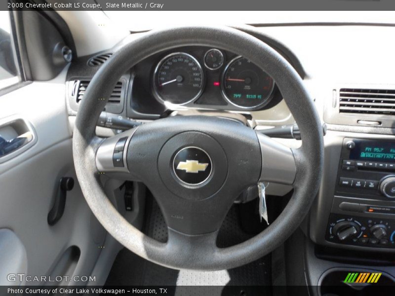 Slate Metallic / Gray 2008 Chevrolet Cobalt LS Coupe