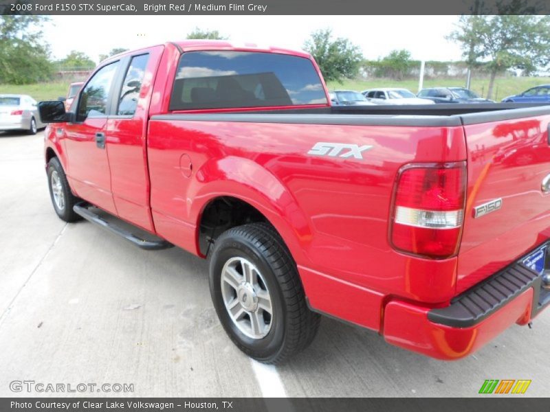 Bright Red / Medium Flint Grey 2008 Ford F150 STX SuperCab