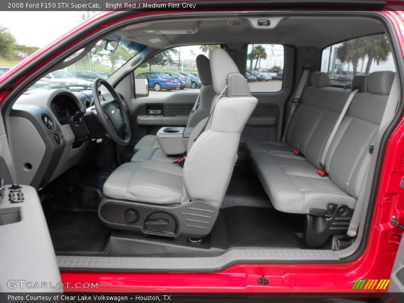 Bright Red / Medium Flint Grey 2008 Ford F150 STX SuperCab