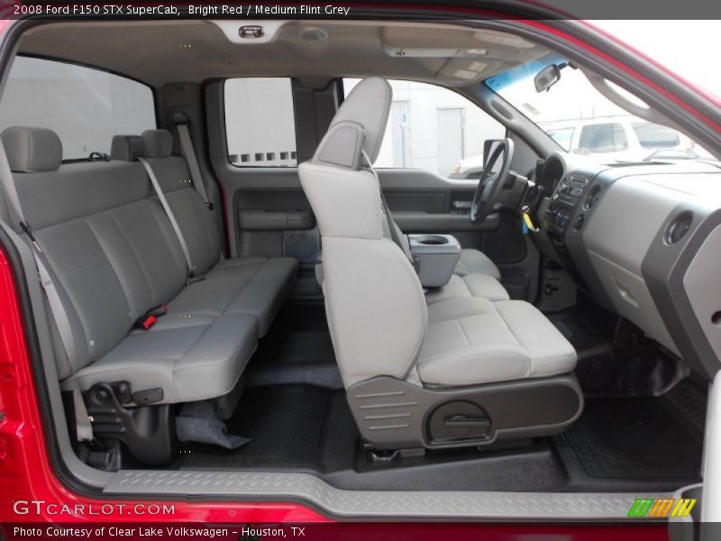 Bright Red / Medium Flint Grey 2008 Ford F150 STX SuperCab
