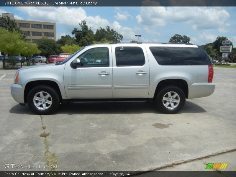 Pure Silver Metallic / Ebony 2011 GMC Yukon XL SLT