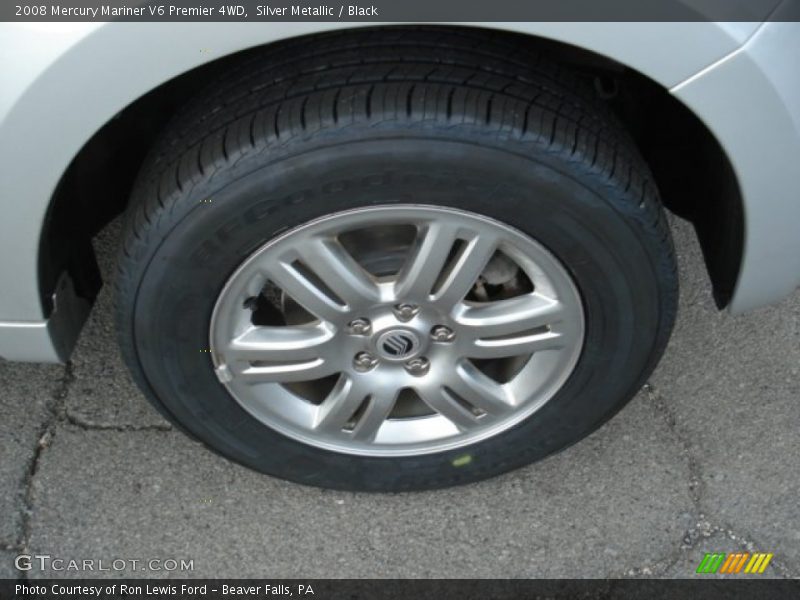 Silver Metallic / Black 2008 Mercury Mariner V6 Premier 4WD