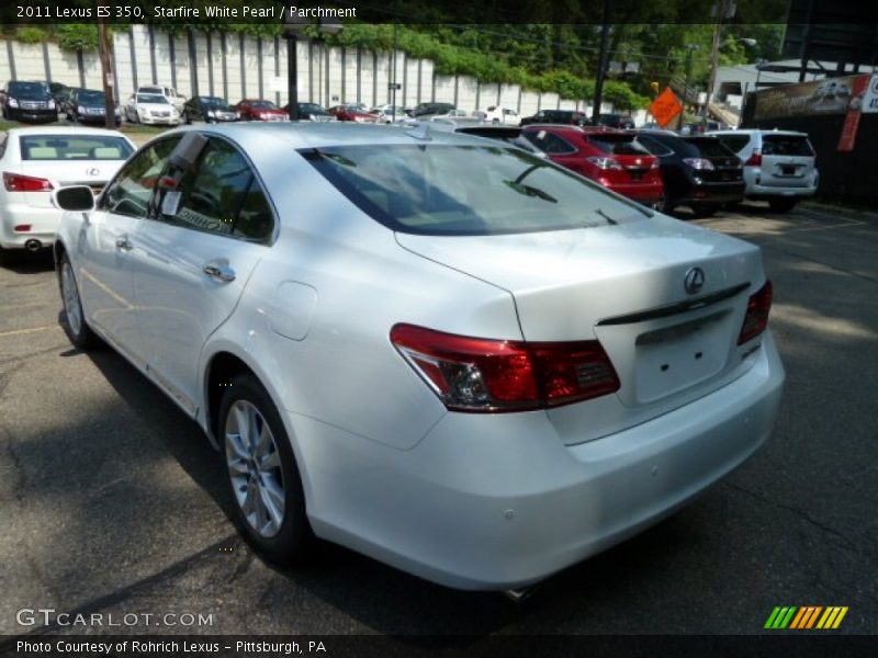 Starfire White Pearl / Parchment 2011 Lexus ES 350