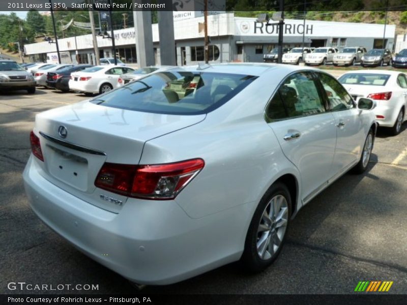 Starfire White Pearl / Parchment 2011 Lexus ES 350