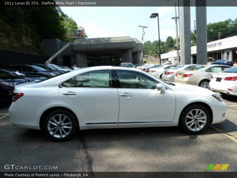 Starfire White Pearl / Parchment 2011 Lexus ES 350