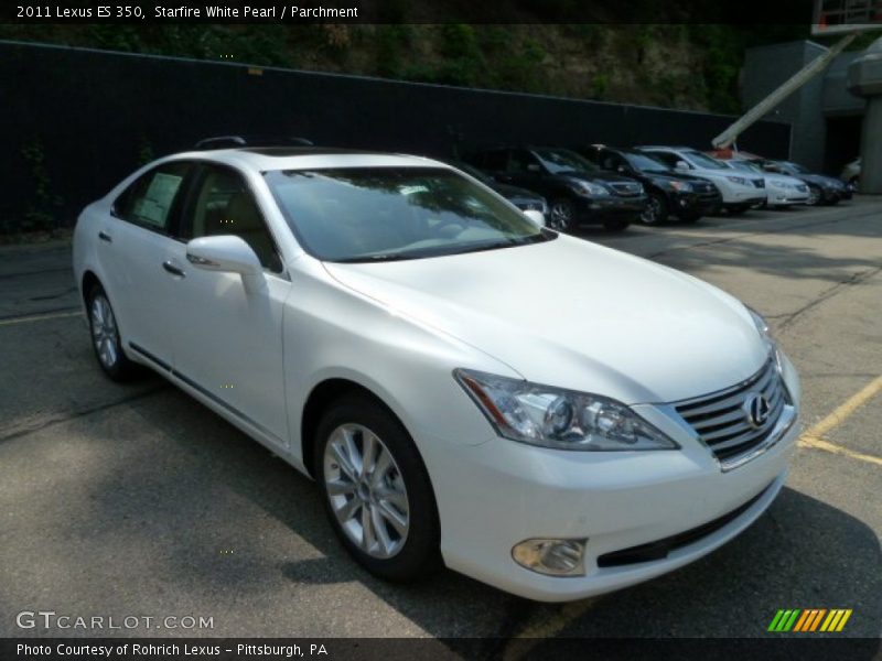 Starfire White Pearl / Parchment 2011 Lexus ES 350