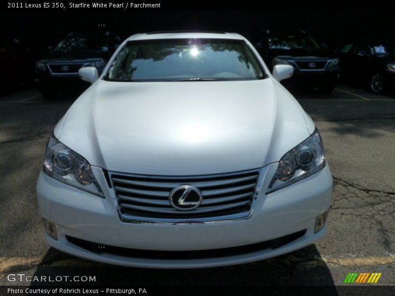 Starfire White Pearl / Parchment 2011 Lexus ES 350