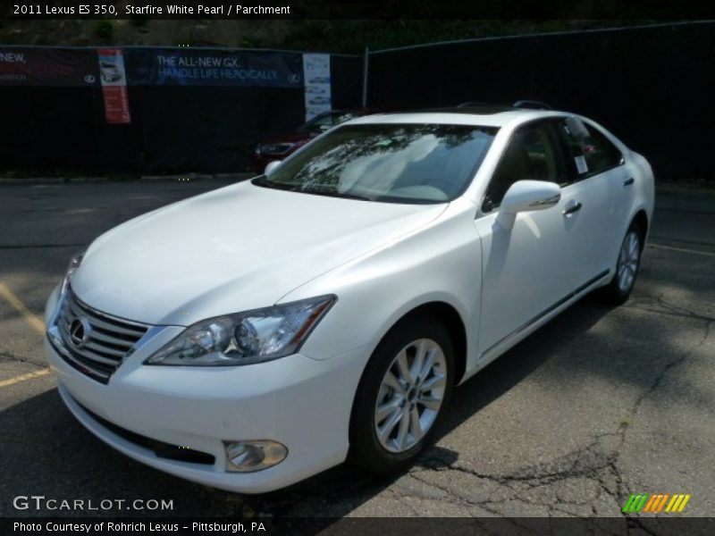 Starfire White Pearl / Parchment 2011 Lexus ES 350