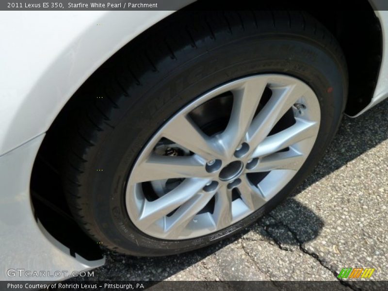 Starfire White Pearl / Parchment 2011 Lexus ES 350