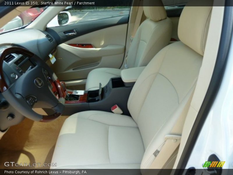 Starfire White Pearl / Parchment 2011 Lexus ES 350