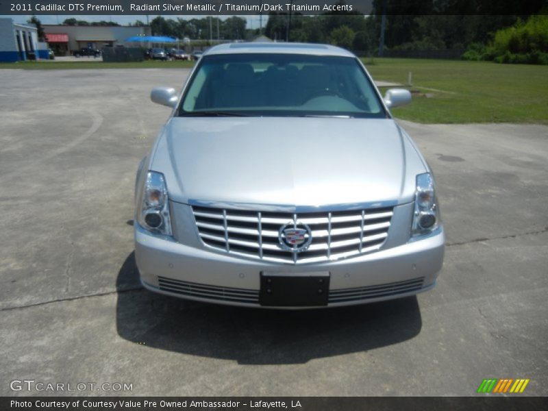 Radiant Silver Metallic / Titanium/Dark Titanium Accents 2011 Cadillac DTS Premium