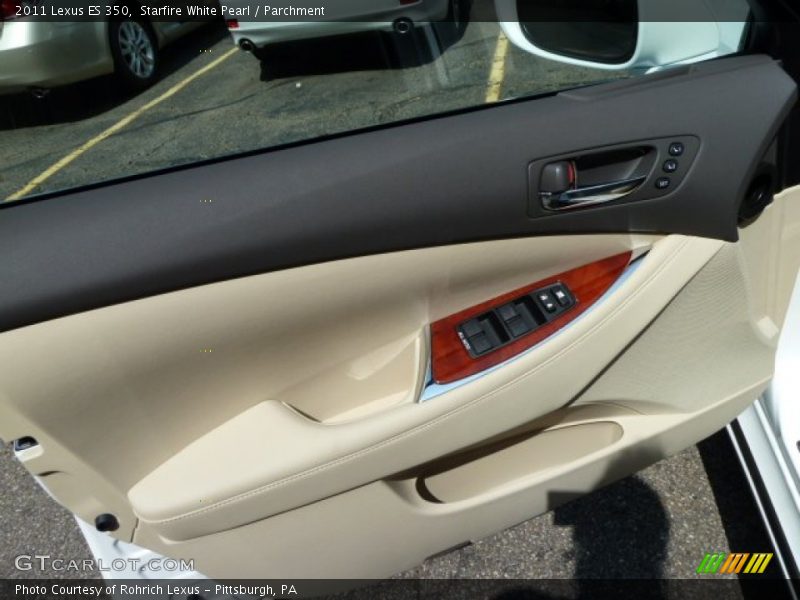 Starfire White Pearl / Parchment 2011 Lexus ES 350
