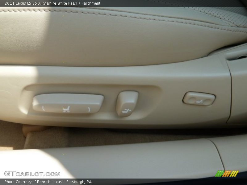 Starfire White Pearl / Parchment 2011 Lexus ES 350