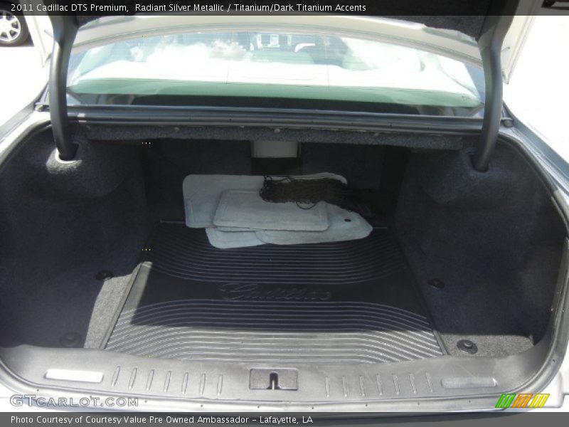 Radiant Silver Metallic / Titanium/Dark Titanium Accents 2011 Cadillac DTS Premium