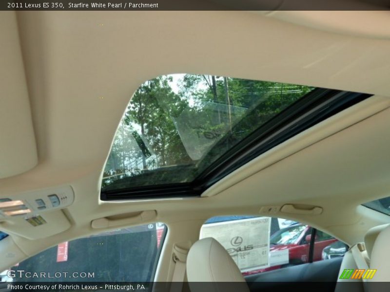Starfire White Pearl / Parchment 2011 Lexus ES 350