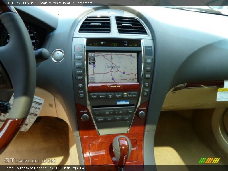 Starfire White Pearl / Parchment 2011 Lexus ES 350