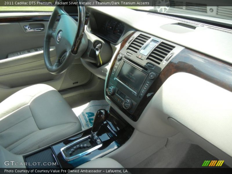 Radiant Silver Metallic / Titanium/Dark Titanium Accents 2011 Cadillac DTS Premium