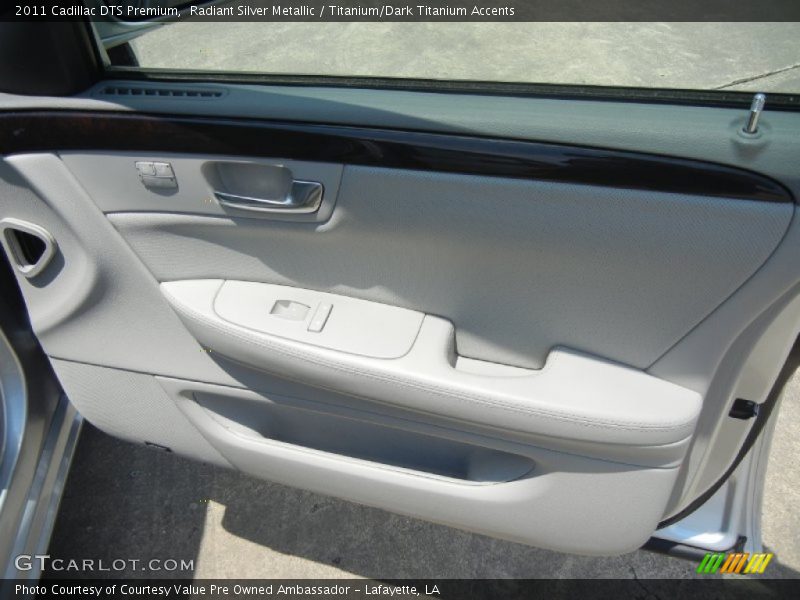 Radiant Silver Metallic / Titanium/Dark Titanium Accents 2011 Cadillac DTS Premium