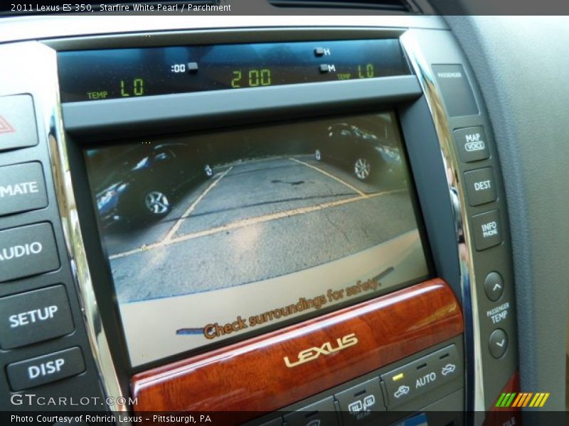 Starfire White Pearl / Parchment 2011 Lexus ES 350