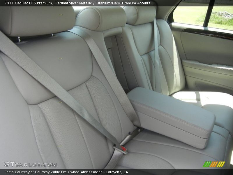 Radiant Silver Metallic / Titanium/Dark Titanium Accents 2011 Cadillac DTS Premium