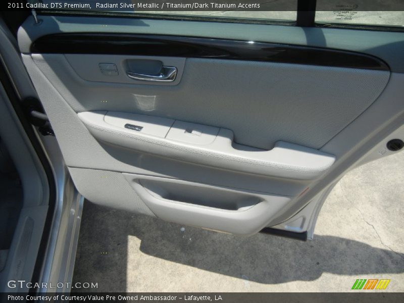 Radiant Silver Metallic / Titanium/Dark Titanium Accents 2011 Cadillac DTS Premium
