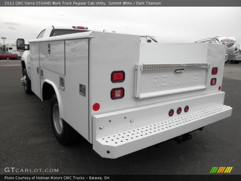 Summit White / Dark Titanium 2011 GMC Sierra 3500HD Work Truck Regular Cab Utility