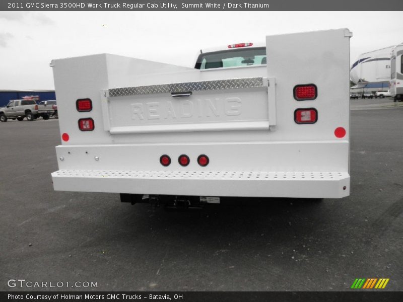 Summit White / Dark Titanium 2011 GMC Sierra 3500HD Work Truck Regular Cab Utility