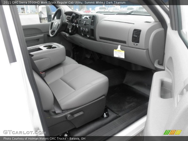 Summit White / Dark Titanium 2011 GMC Sierra 3500HD Work Truck Regular Cab Utility