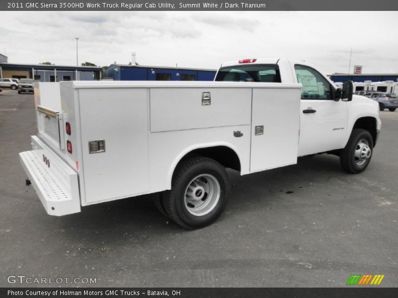  2011 Sierra 3500HD Work Truck Regular Cab Utility Summit White
