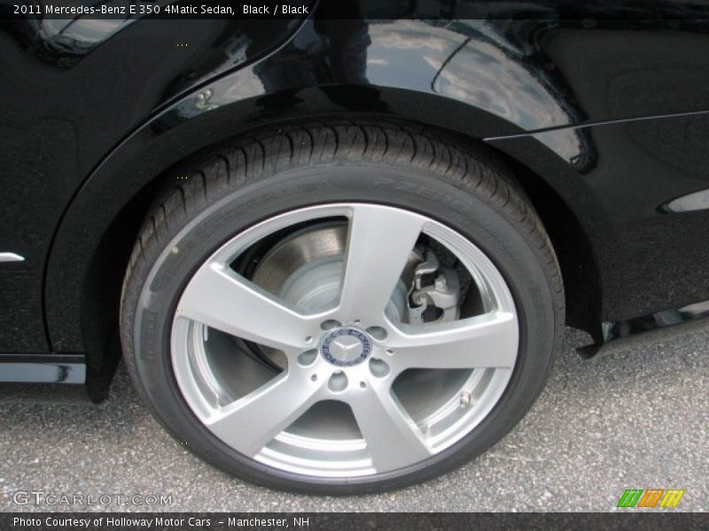 Black / Black 2011 Mercedes-Benz E 350 4Matic Sedan