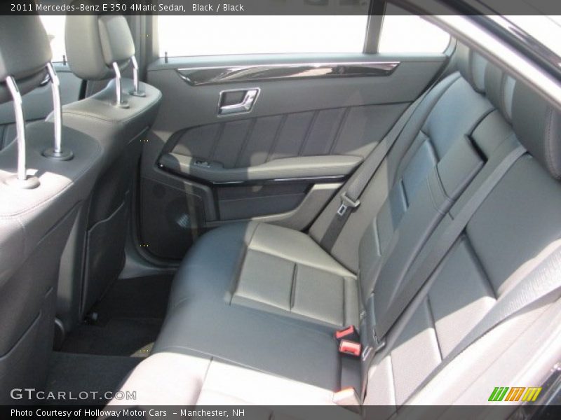 Black / Black 2011 Mercedes-Benz E 350 4Matic Sedan