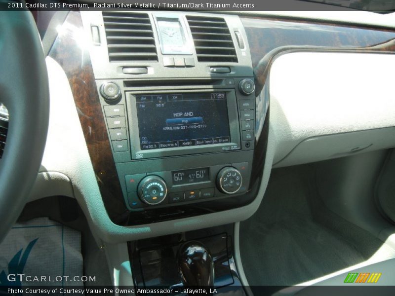 Radiant Silver Metallic / Titanium/Dark Titanium Accents 2011 Cadillac DTS Premium