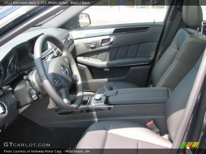 Black / Black 2011 Mercedes-Benz E 350 4Matic Sedan
