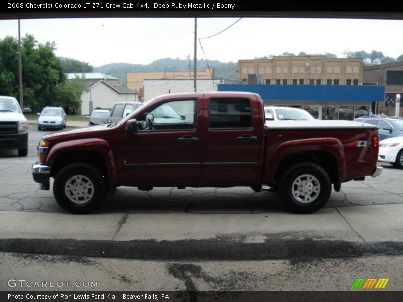 Deep Ruby Metallic / Ebony 2008 Chevrolet Colorado LT Z71 Crew Cab 4x4