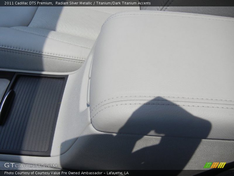 Radiant Silver Metallic / Titanium/Dark Titanium Accents 2011 Cadillac DTS Premium