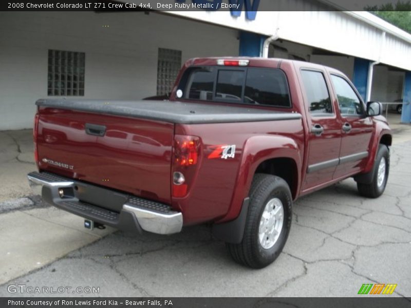 Deep Ruby Metallic / Ebony 2008 Chevrolet Colorado LT Z71 Crew Cab 4x4