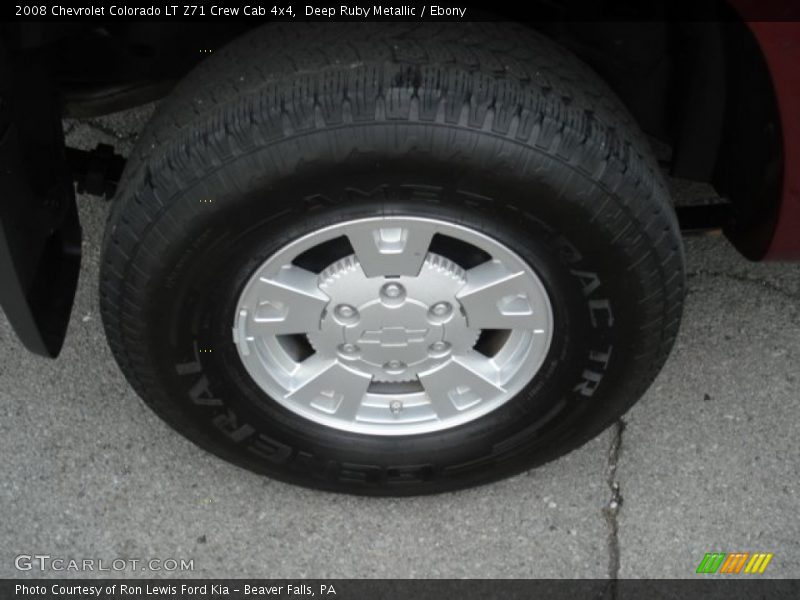 Deep Ruby Metallic / Ebony 2008 Chevrolet Colorado LT Z71 Crew Cab 4x4