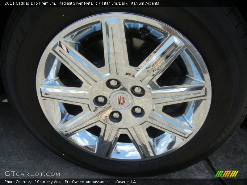 Radiant Silver Metallic / Titanium/Dark Titanium Accents 2011 Cadillac DTS Premium