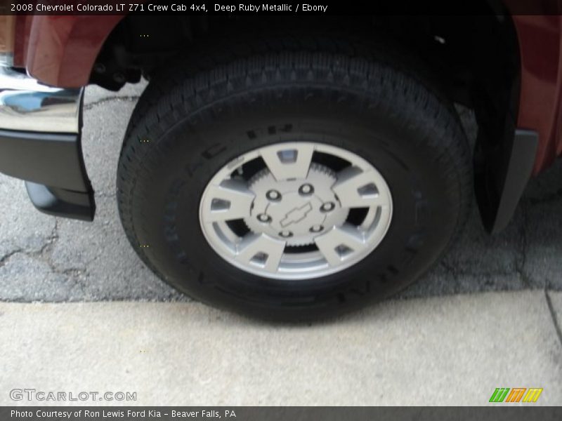 Deep Ruby Metallic / Ebony 2008 Chevrolet Colorado LT Z71 Crew Cab 4x4