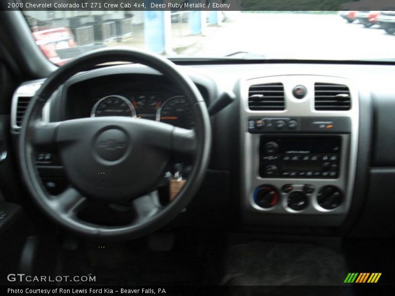 Deep Ruby Metallic / Ebony 2008 Chevrolet Colorado LT Z71 Crew Cab 4x4