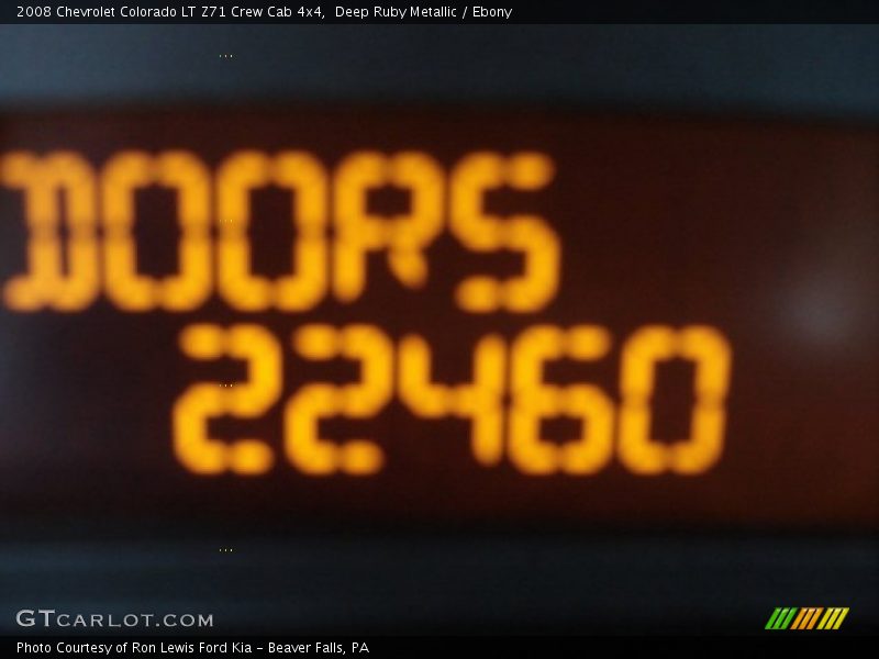 Deep Ruby Metallic / Ebony 2008 Chevrolet Colorado LT Z71 Crew Cab 4x4