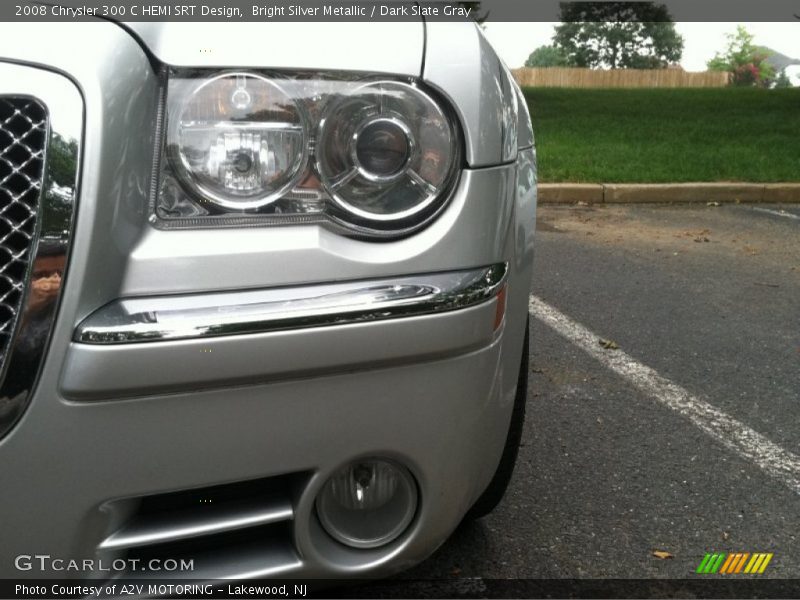 Bright Silver Metallic / Dark Slate Gray 2008 Chrysler 300 C HEMI SRT Design