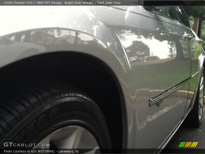 Bright Silver Metallic / Dark Slate Gray 2008 Chrysler 300 C HEMI SRT Design