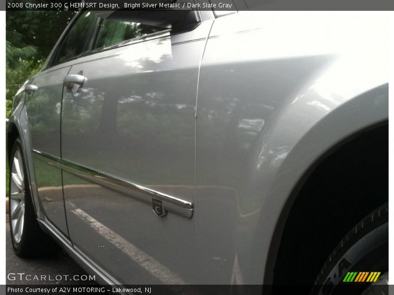 Bright Silver Metallic / Dark Slate Gray 2008 Chrysler 300 C HEMI SRT Design