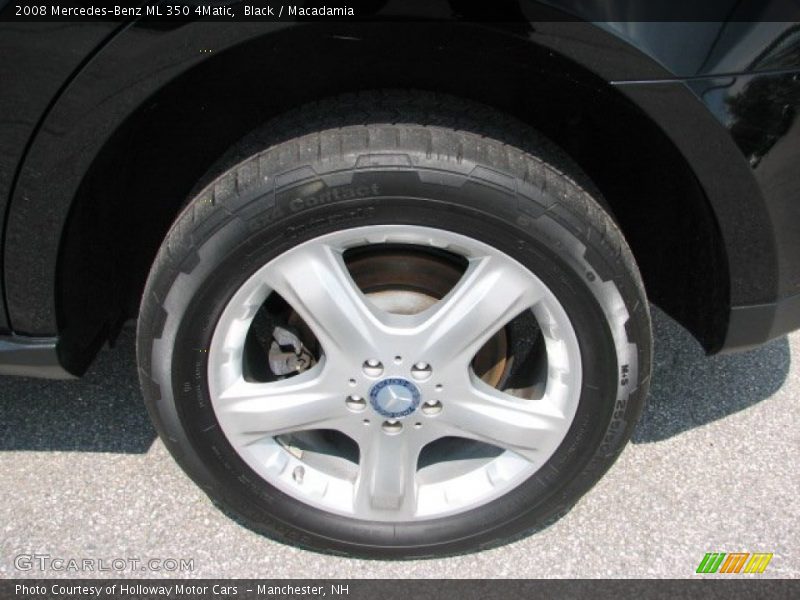 Black / Macadamia 2008 Mercedes-Benz ML 350 4Matic