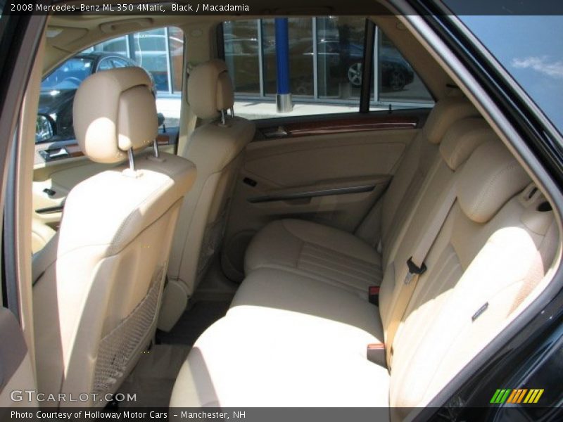 Black / Macadamia 2008 Mercedes-Benz ML 350 4Matic